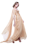 TEX Saverio - Buy: One Shoulder Silk Chiffon Dress-The Dresscodes - 3