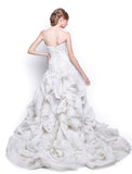 Windy Chandra Couture - Buy: Open Front Wedding Gown-The Dresscodes - 3
