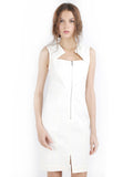 Yigal Azrou?_l - Rent: Yigal Azrouel Cotton Tech White Dress-The Dresscodes - 1