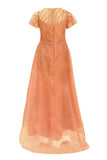 Sale: Gisela Privee - Circular Cap Sleeve with Outer Skirt
