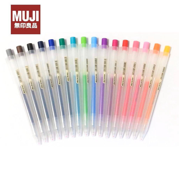 muji retractable gel pen