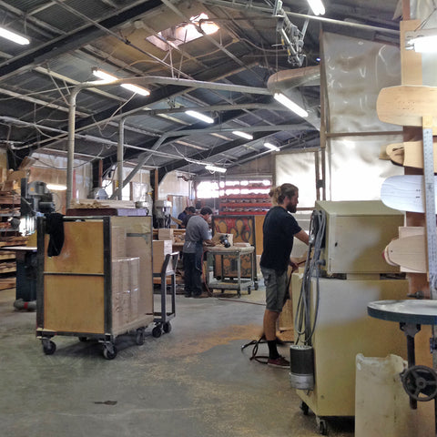 the factory making sole handplanes