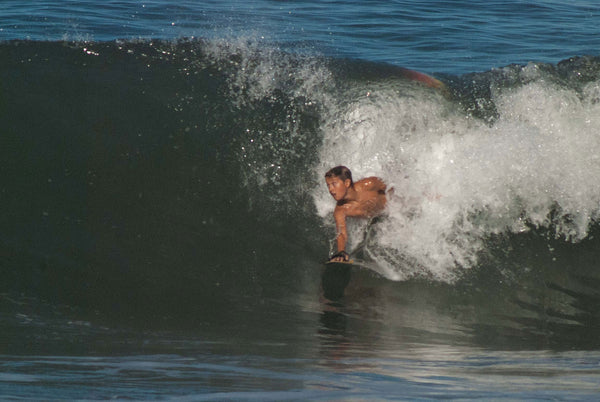 body positioning with a handboard