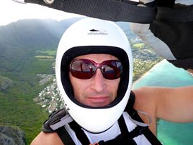 paragliding selfie