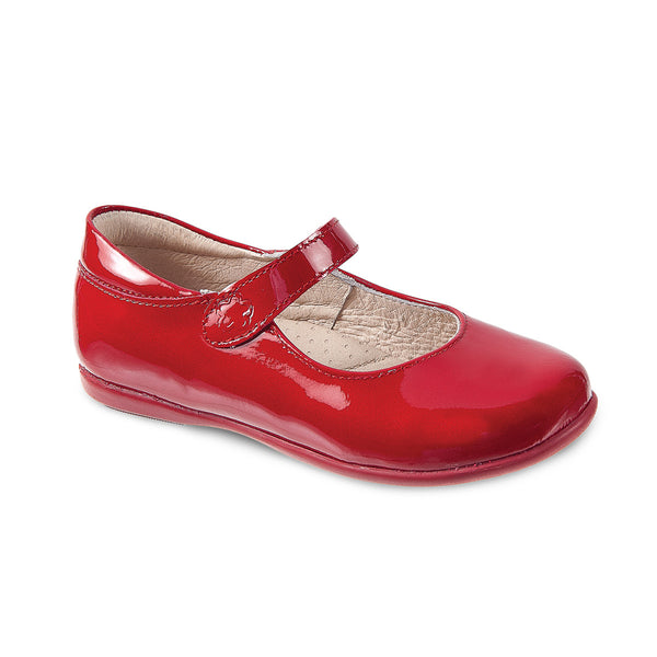 kids red patent shoes