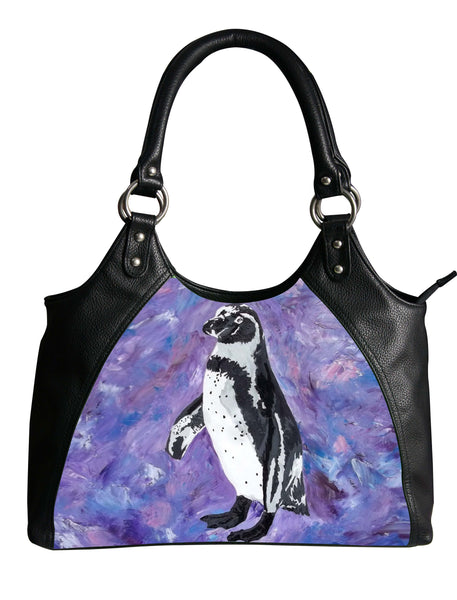 Penguin Womens Canvas Hobo Handbags Shoulder Bag Tote Bag
