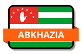 Abkhazia State Flags Stickers