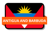 Antigua and Barbuda State Flags Stickers