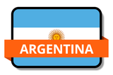 Argentina State Flags Stickers