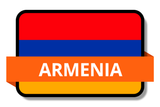 Armenia State Flags Stickers