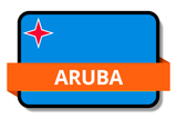 Aruba State Flags Stickers