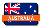 Australia State Flags Stickers