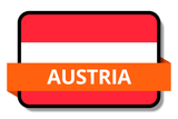 Austria State Flags Stickers