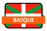 Basque State Flags Stickers
