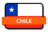 Chile State Flags Stickers