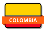 Colombia State Flags Stickers