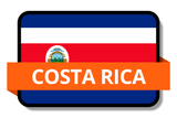 Costa Rica State Flags Stickers
