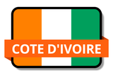 Cote d'Ivoire State Flags Stickers