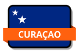 Curacao State Flags Stickers