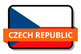 Czech Republic State Flags Stickers
