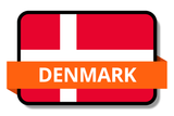 Denmark State Flags Stickers