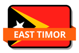 East Timor State Flags Stickers
