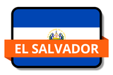 El Salvador State Flags Stickers