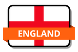 England State Flags Stickers
