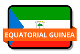 Equatorial Guinea State Flags Stickers