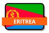 Eritrea State Flags Stickers
