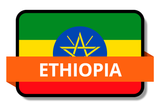 Ethiopia State Flags Stickers