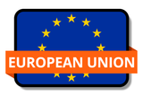 European Union State Flags Stickers