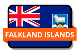 Falkland Islands State Flags Stickers