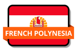 French Polynesia State Flags Stickers