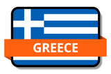 Greece State Flags Stickers