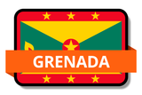 Grenada State Flags Stickers
