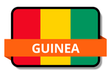 Guinea State Flags Stickers