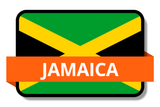 Jamaica State Flags Stickers