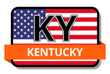 Kentucky State Flags Stickers