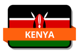 Kenya State Flags Stickers