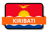 Kiribati State Flags Stickers