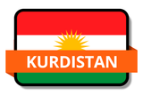  Kurdistan State Flags Stickers