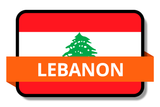 Lebanon State Flags Stickers