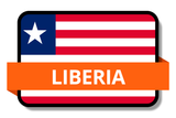 Liberia State Flags Stickers