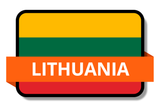 Lithuania State Flags Stickers