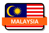 Malaysia State Flags Stickers