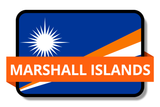 Marshall Islands State Flags Stickers