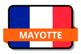 Mayotte State Flags Stickers