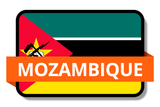 Mozambique State Flags Stickers