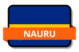Nauru State Flags Stickers
